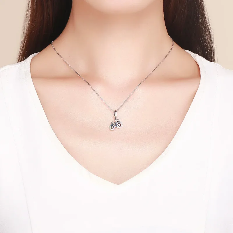 (zdjęcie do) Zawieszka Typu Pandora Rower - SCC1082 - Wyświetl 3