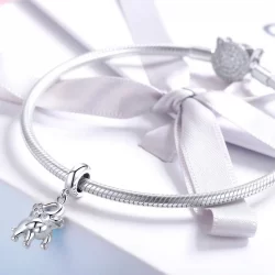 Zawieszka Typu Pandora Szczęśliwy słoń - SCC1059