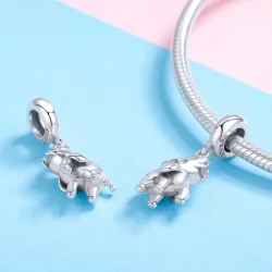 Zawieszka Typu Pandora Szczęśliwy słoń - SCC1059