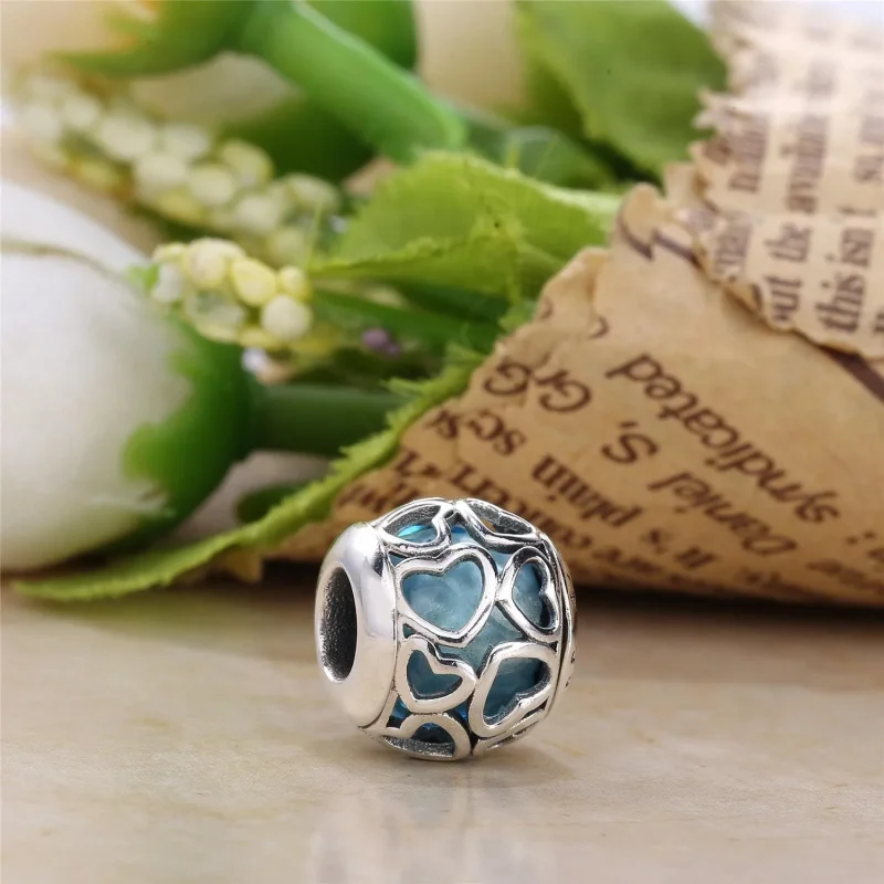 (zdjęcie do) Charms Błękitne miłosne serca | PANDORA - Wyświetl 2