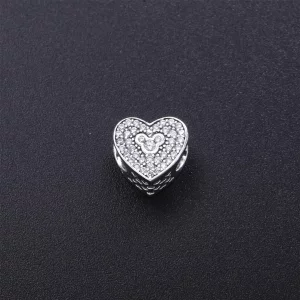 Charms Błyszczące serca Mikiego i Minnie | PANDORA