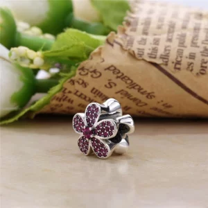 Charms Fioletowa Olśniewająca Daisy | PANDORA
