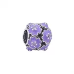 Charms Fioletowy kwiat | PANDORA