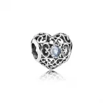 Charms Kamień urodzinowy marzec | PANDORA
