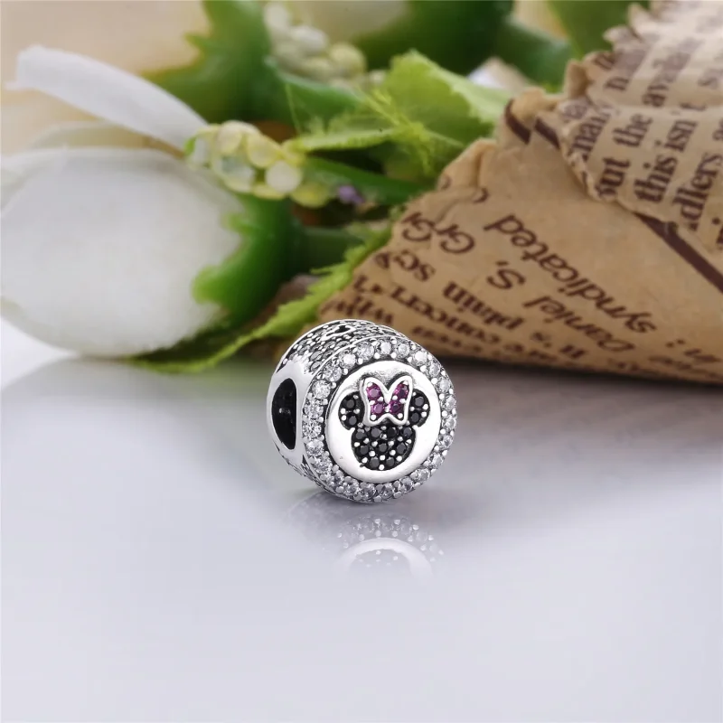 (zdjęcie do) Charms Mickey & Minnie Sparkling Icons | PANDORA - Wyświetl 3