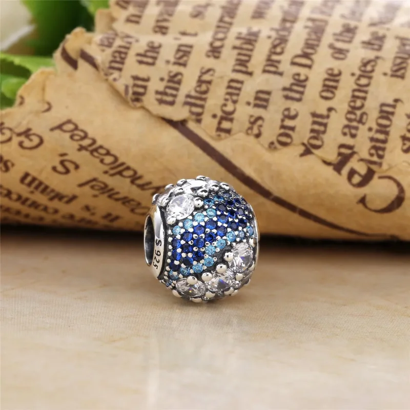 (zdjęcie do) Charms Niebieski czar pav&eacute; - PANDORA - Wyświetl 4