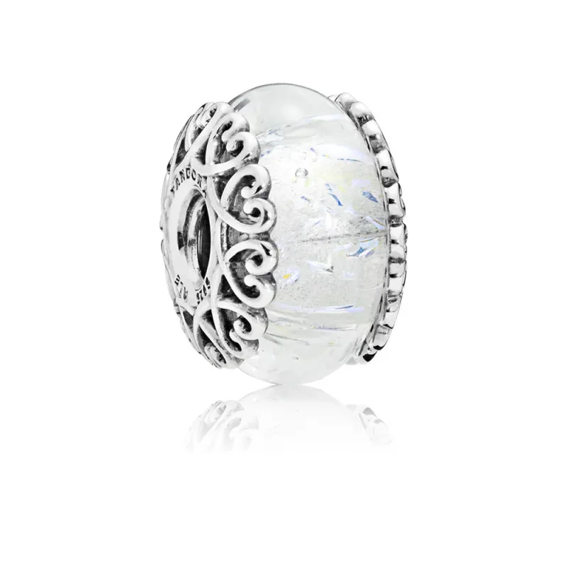 (zdjęcie do) Charms Opalizujący Biały Blask Pandora