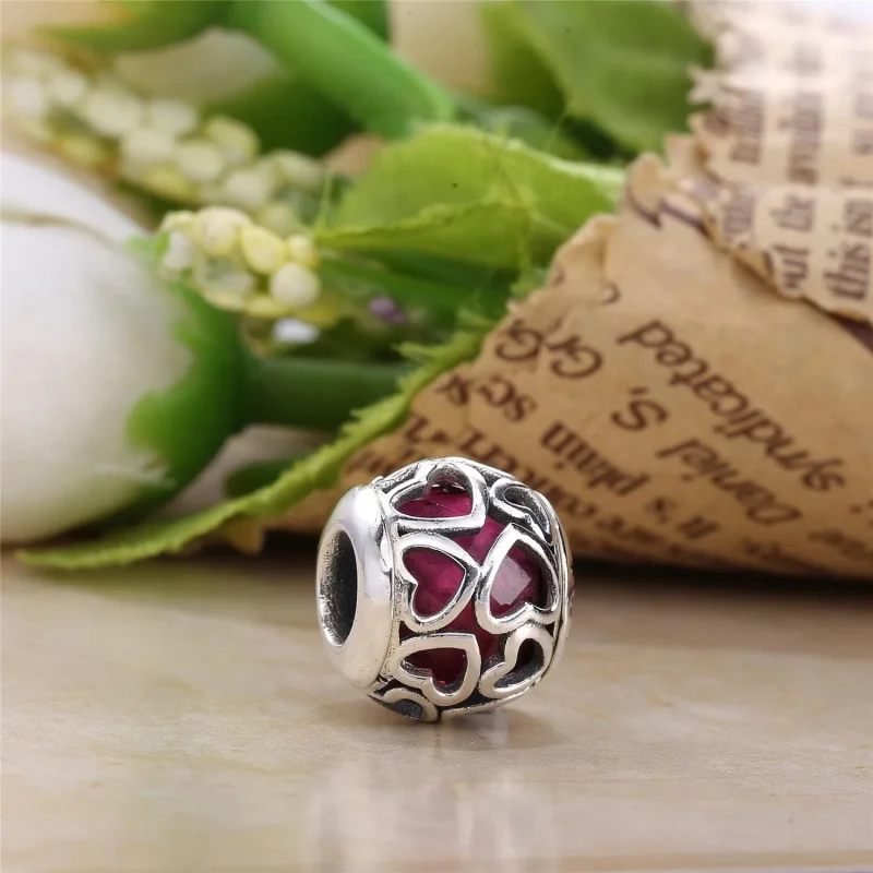(zdjęcie do) Charms R&oacute;żowe miłosne serca | PANDORA - Wyświetl 2