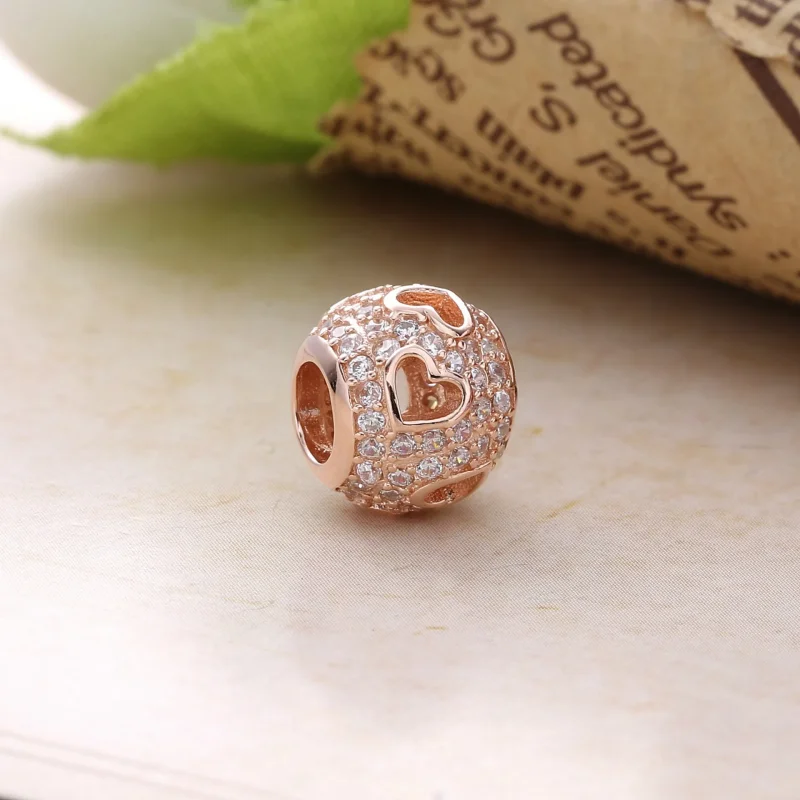 (zdjęcie do) Charms Różowy rytm serca - 781426CZ - Charmsy | PANDORA - Wyświetl 2