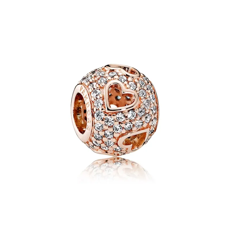 (zdjęcie do) Charms Różowy rytm serca - 781426CZ - Charmsy | PANDORA