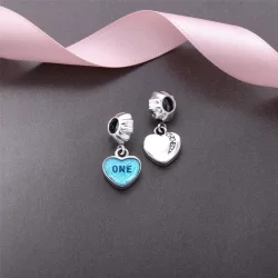 Charms Serce "Jedna miłość" | PANDORA