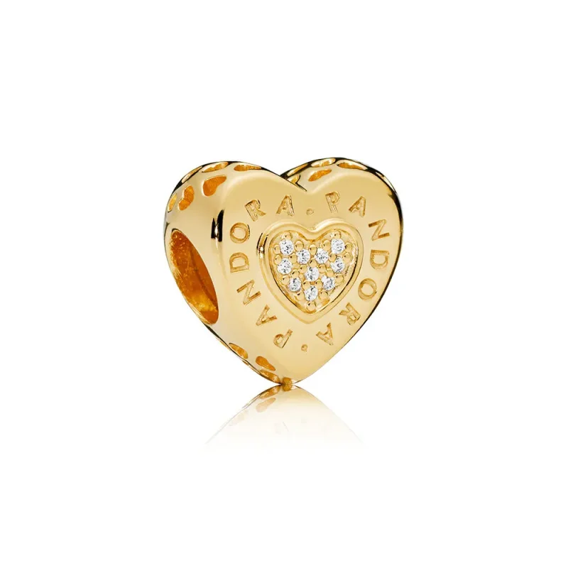 (zdjęcie do) Charms Serce Logo Pandora, Pandora Shine™
