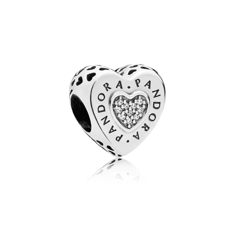 (zdjęcie do) Charms Serce Logo Pandora