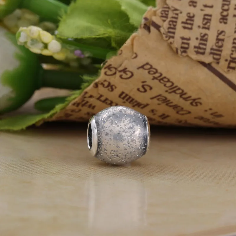 (zdjęcie do) Charms Srebrny brokat | PANDORA - Wyświetl 2