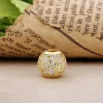 Charms Złota kula pavé - PANDORA