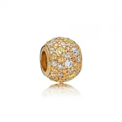 Charms Złota kula pavé - PANDORA