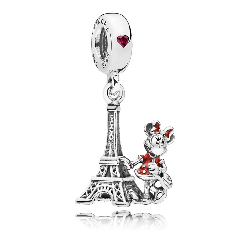 (zdjęcie do) Disney, Zawieszka Minnie Mouse Wieża Eiffla Pandora