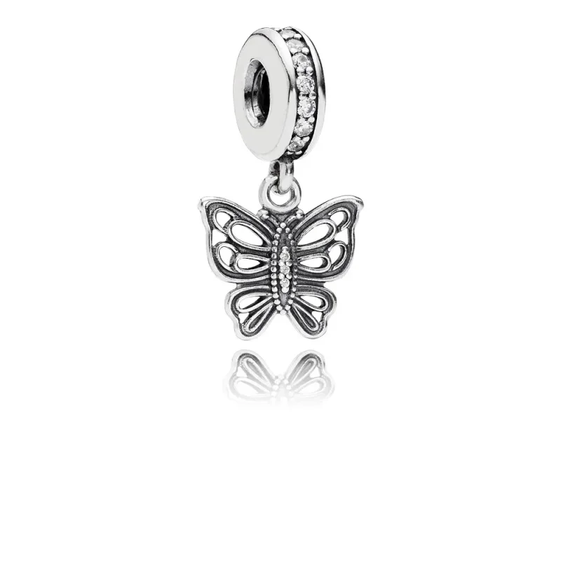 (zdjęcie do) Motyl Vintage - 791255CZ - Charmsy | PANDORA
