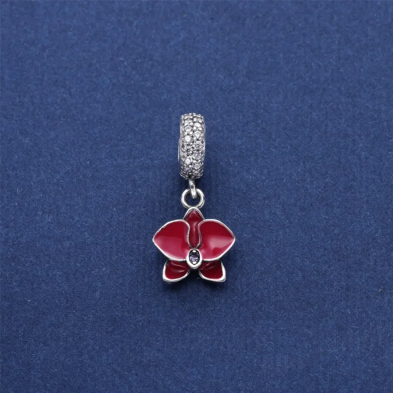 (zdjęcie do) Zawieszka Lśniąca orchidea | PANDORA - Wyświetl 3