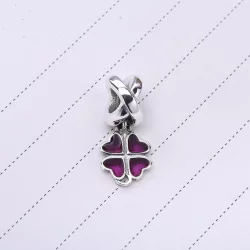 Zawieszka ze srebra, różowa emalia - 790572EN07 - Charmsy | PANDORA
