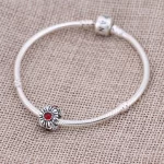 Birthday Blooms, July, Carnelian - Pandora PL