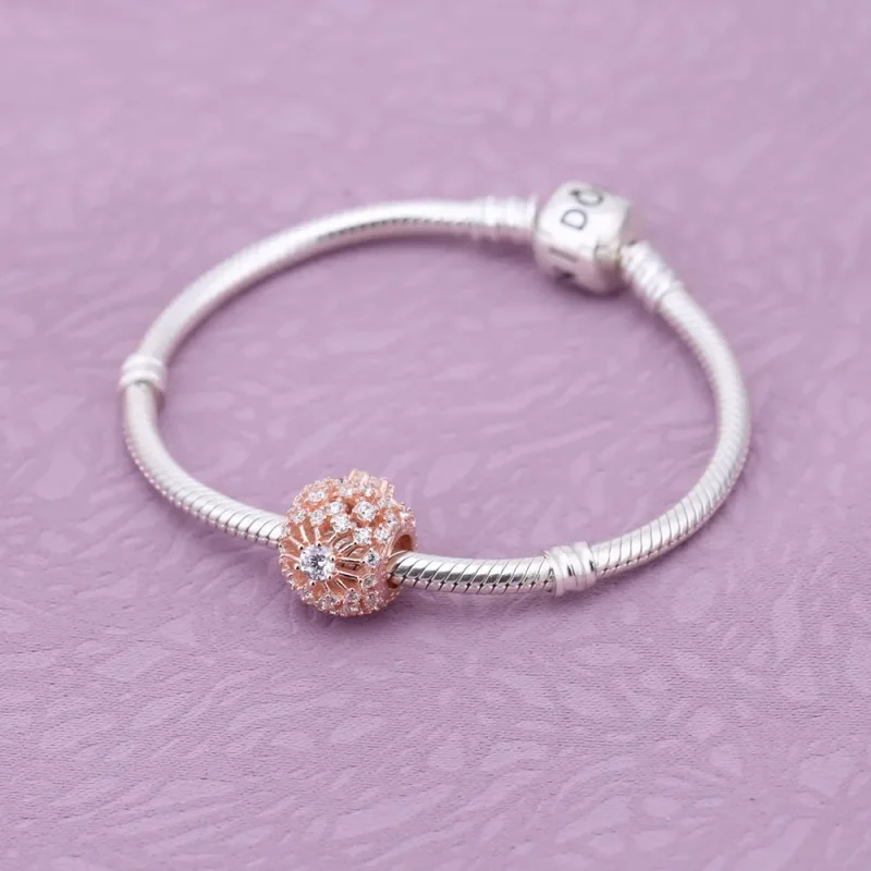 (zdjęcie do) Charms Różowe Ażurowe Promienie - Pandora PL - Wyświetl 2