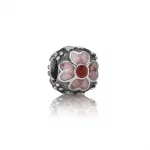 Daisy, red enamel - Pandora PL