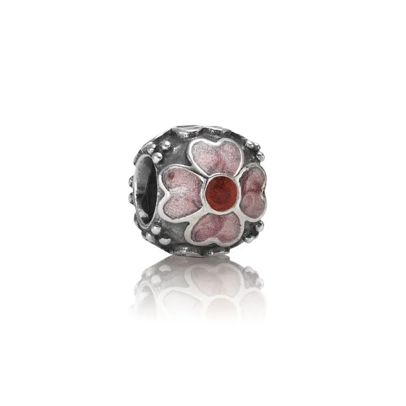 (zdjęcie do) Daisy, red enamel - Pandora PL