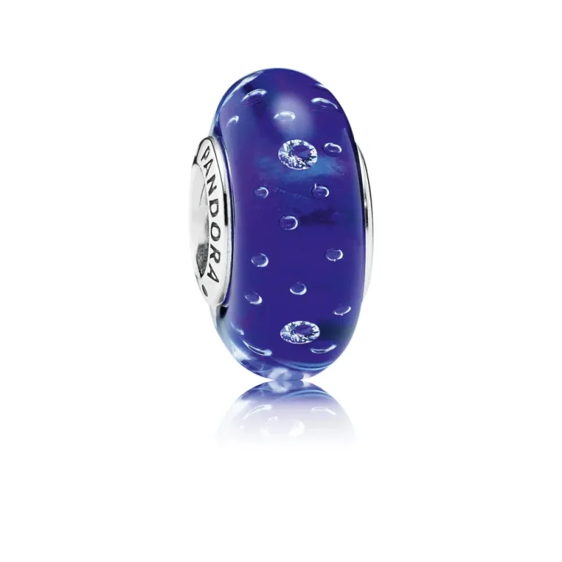 (zdjęcie do) Dark blue effervescence, clear cz - Pandora PL