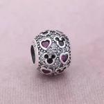 Disney, Sparkling Mickey & Hearts - Pandora PL