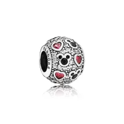Disney, Sparkling Mickey & Hearts - Pandora PL