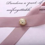Mickey Mouse Gold Swirl Charm - Pandora PL