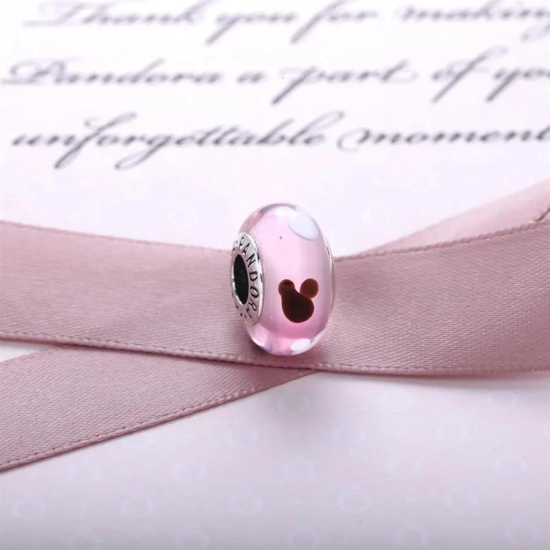 (zdjęcie do) Mickey Mouse Icon Murano Glass Charm - Pandora PL - Wyświetl 2