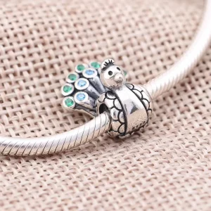 Paw, teal & zielony cz - Pandora PL