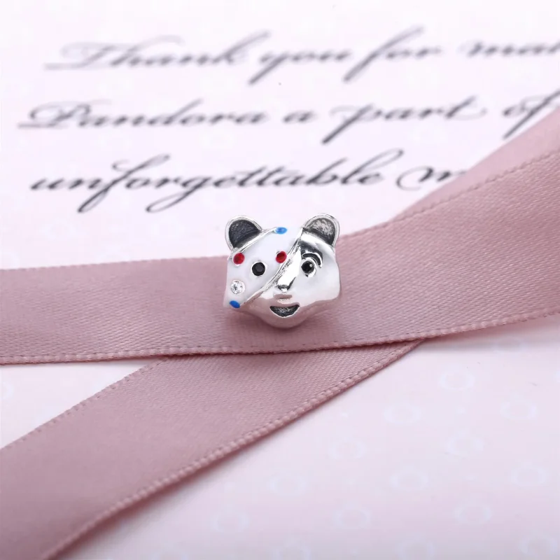 (zdjęcie do) Pandora Pudsey Bear silver charm - Pandora PL - Wyświetl 2