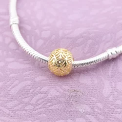 Tropicana liść palmy, 14K złota - Pandora PL