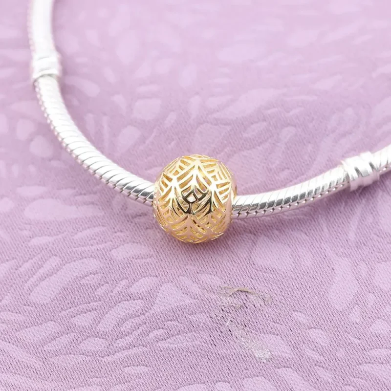 (zdjęcie do) Tropicana liść palmy, 14K złota - Pandora PL - Wyświetl 2