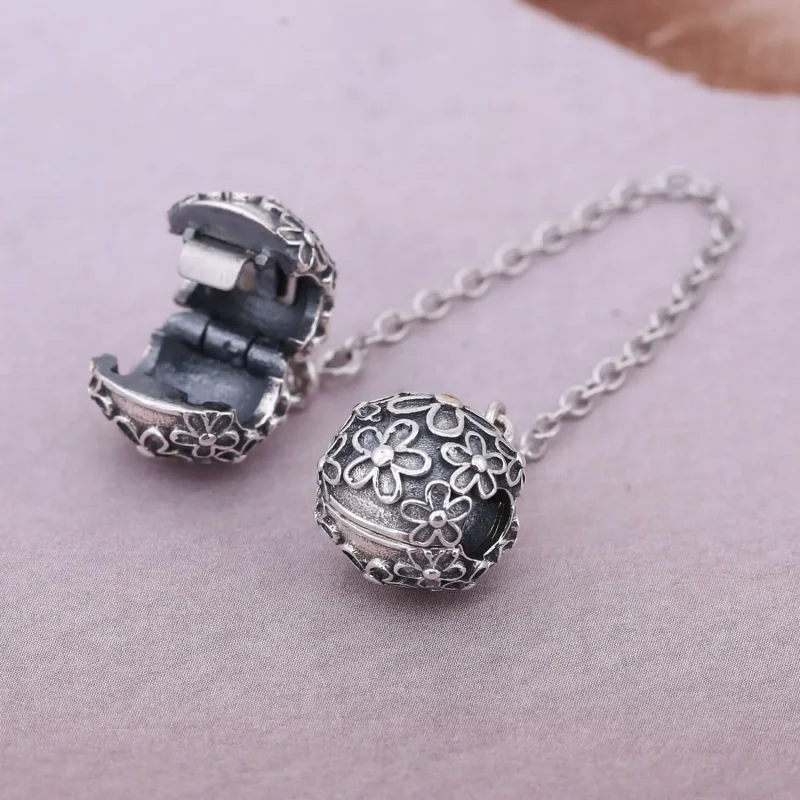 (zdjęcie do) Safety Chain Bouquet w14K and Clip - Pandora PL - Wyświetl 2