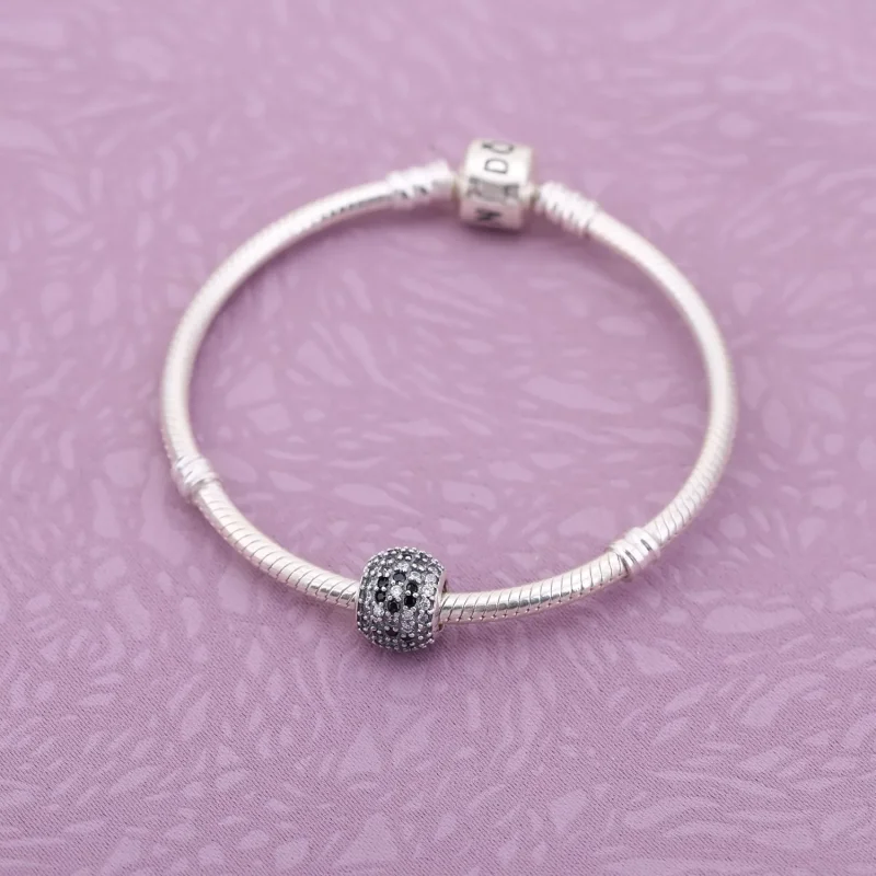 (zdjęcie do) Shimmering blossom, black crystal & clear cz - Pandora PL - Wyświetl 2