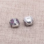 Sparkling Ladybug, Fancy Red CZ & Black Crystal - Pandora PL