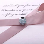 Vines, light blue enamel - Pandora PL