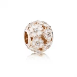 White Primrose Meadow Charm - Pandora PL