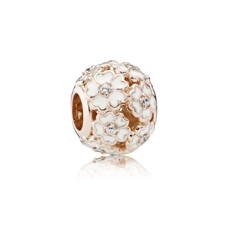 (zdjęcie do) White Primrose Meadow Charm - Pandora PL