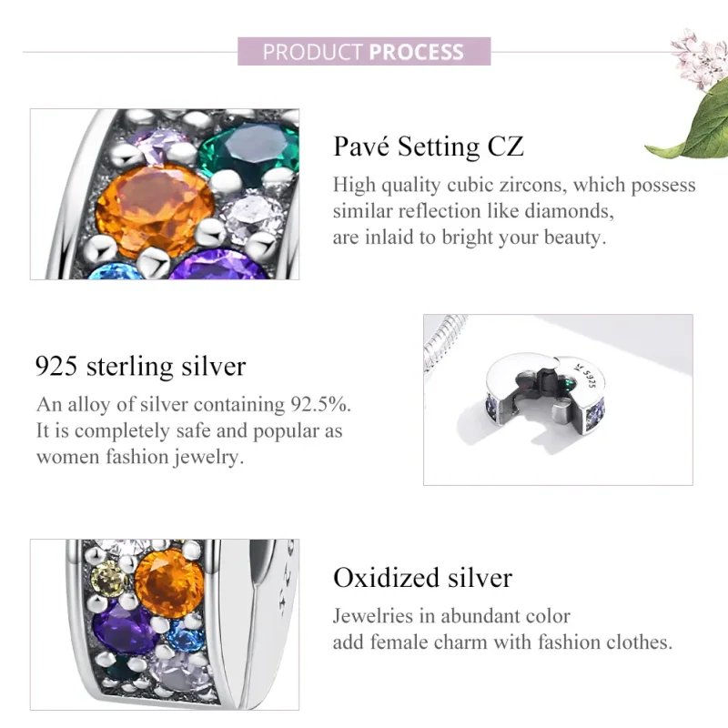 (zdjęcie do) Klips Typu Pandora Kolorowy Ogród - SCC1609 - Wyświetl 8