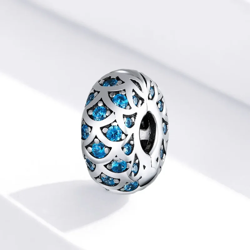 (zdjęcie do) Klips Typu Pandora Niebieska elegancja - SCC1513 - Wyświetl 2