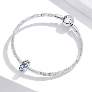 Klips Typu Pandora Niebieska elegancja - SCC1513