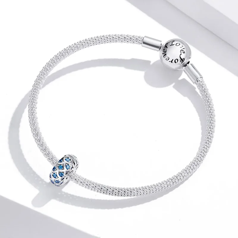 (zdjęcie do) Klips Typu Pandora Niebieska elegancja - SCC1513 - Wyświetl 3