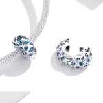 Klips Typu Pandora Niebieska elegancja - SCC1513