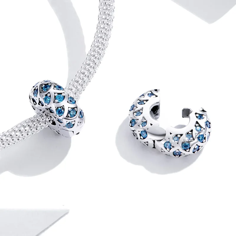 (zdjęcie do) Klips Typu Pandora Niebieska elegancja - SCC1513 - Wyświetl 4