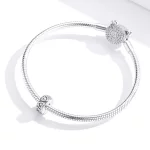 Klips Typu Pandora Relief w stylu vintage - SCC1557